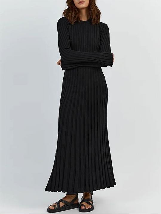 Herbstliches Strickkleid mit Ärmeln (2 kaufen, kostenloser Versand)