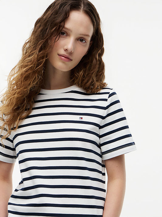Boxy Interlock Knit T-Shirt