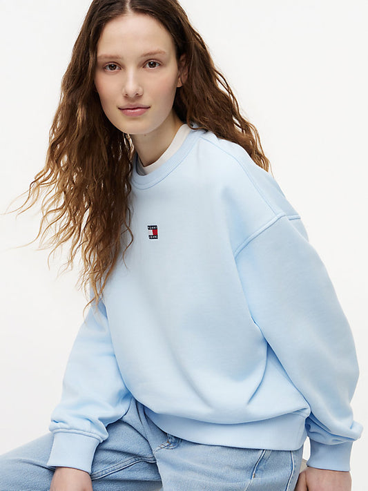 Badge Boxy Fleece Sweatshirt
