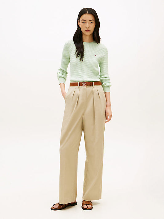 Cable Knit Crew Neck Jumper