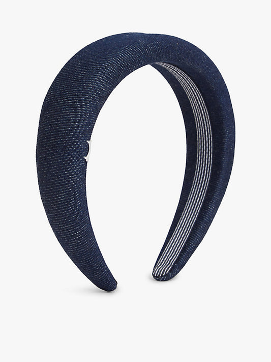 Denim Logo Padded Headband