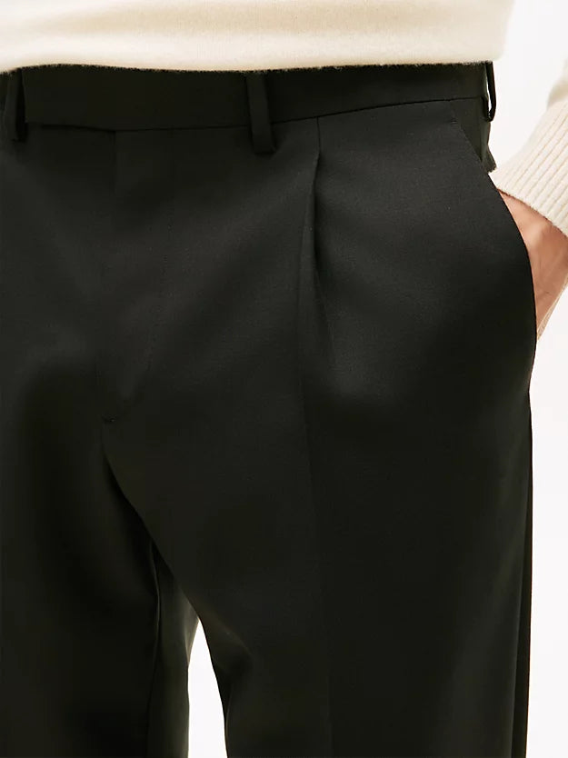 Pure Wool Twill Trousers
