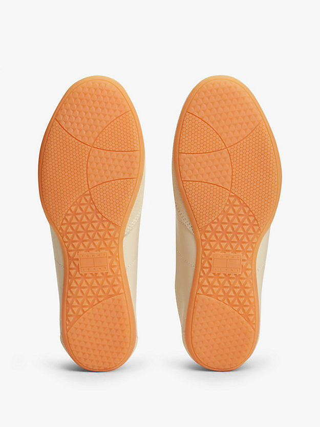 Leather Low Profile Ballet Trainers