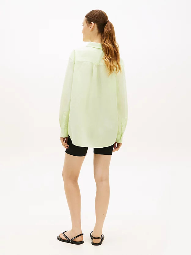 Relaxed Fit Linen Blend Shirt