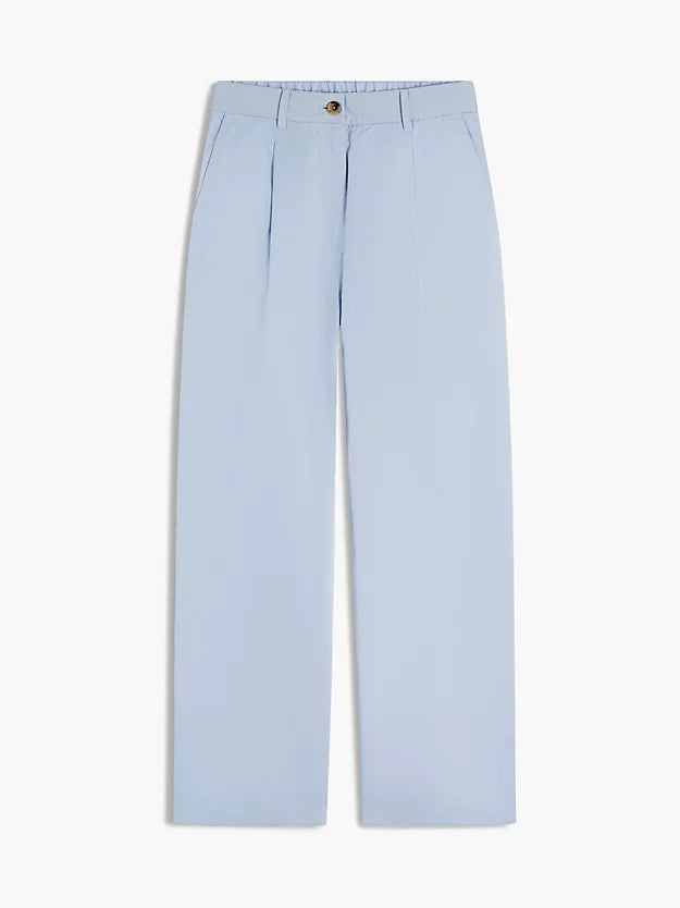 Washed Barrel Leg Chinos