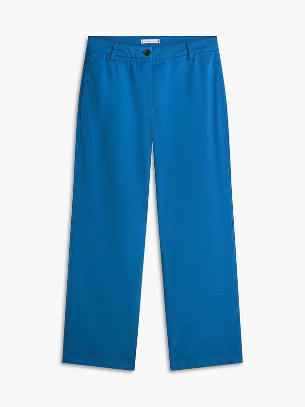 Washed Slim Straight Leg Chinos