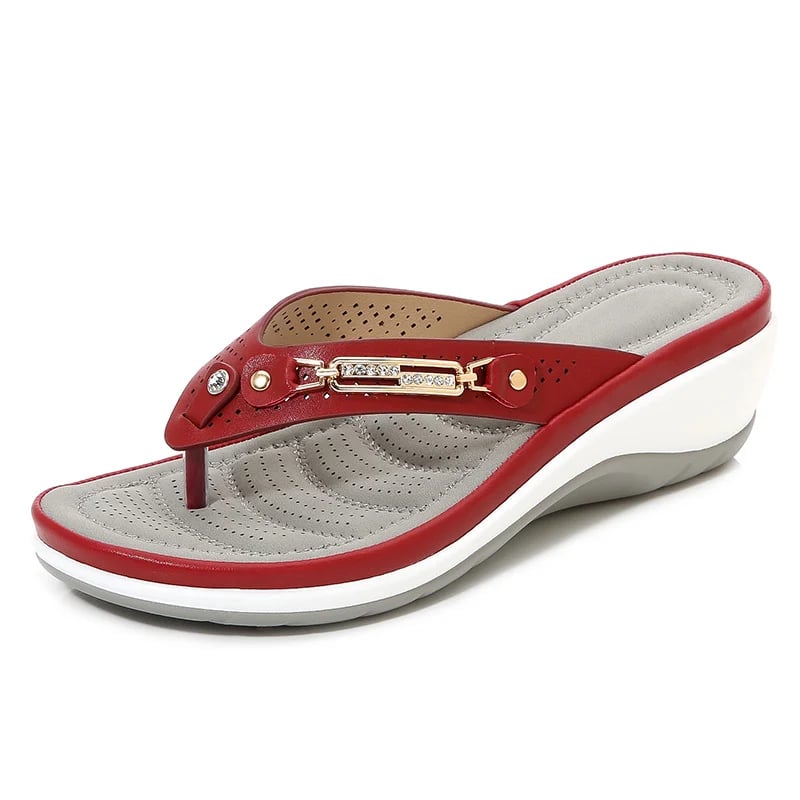 ⏰Tongs et Sandales Confortables à Coussin et Support Plantaire pour Femmes