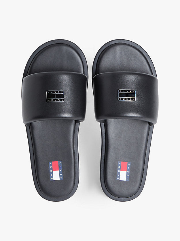 Leather Padded Strap Slides
