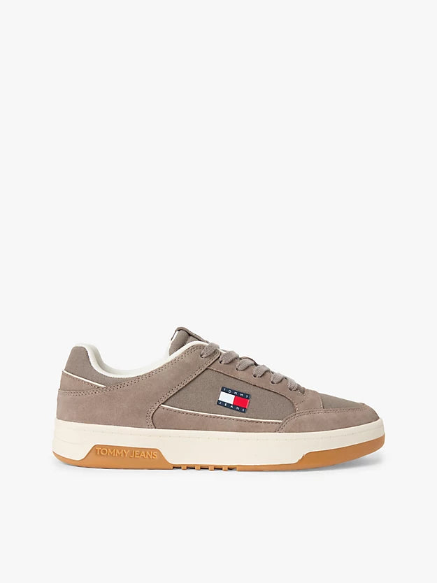 Canvas Leather Cupsole Trainers