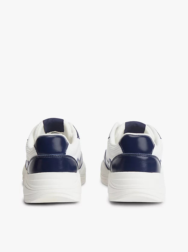 Monogram Mixed Texture Leather Trainers