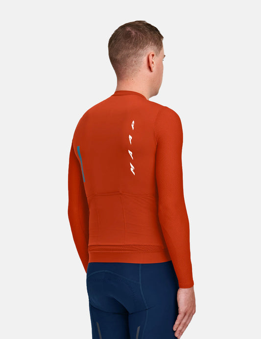 Evade Pro Base Long Sleeve Jersey - Brick