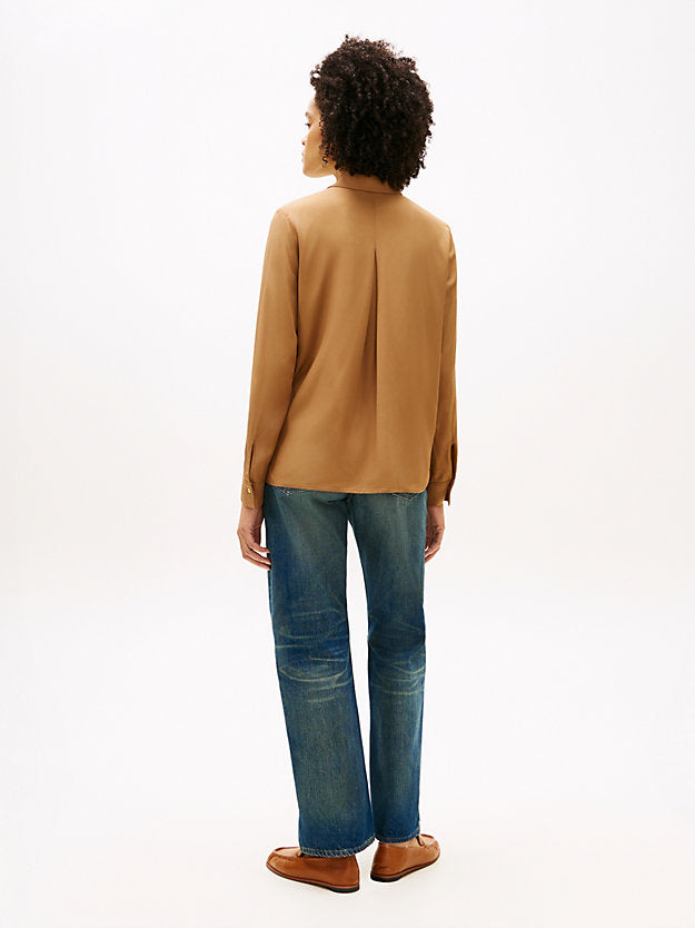 Regular Fit Gold-Tone Button Shirt