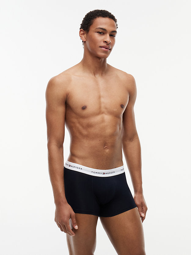 3-Pack Signature Repeat Logo Waistband Trunks