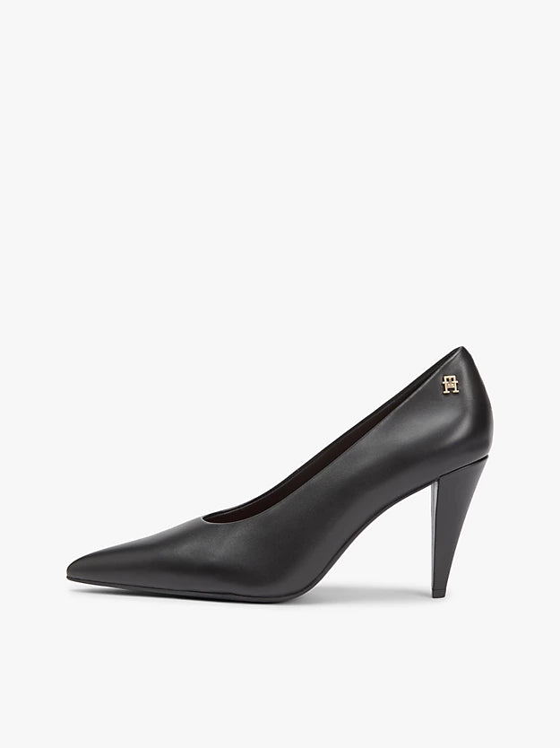 Leather Monogram High Heels