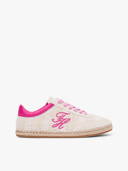 Woven Logo Embroidery Rope Trainers