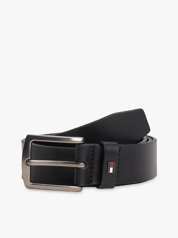 Denton Enamel Flag Leather Belt