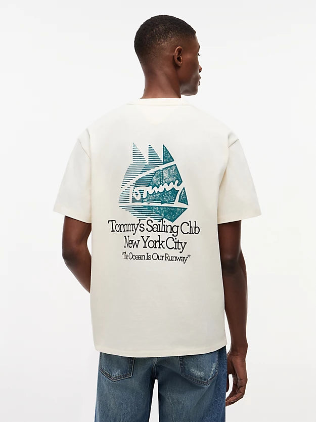 Back Graphic Relaxed Jersey T-Shirt