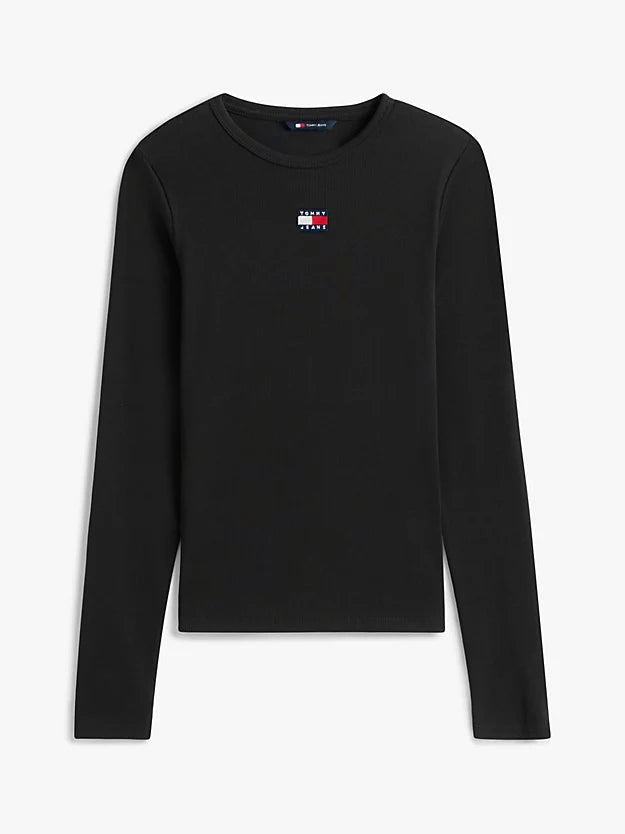 Badge Slim Long Sleeve T-Shirt