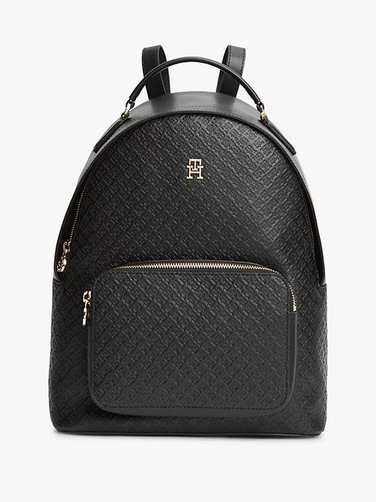Monogram Debossed Dome Backpack