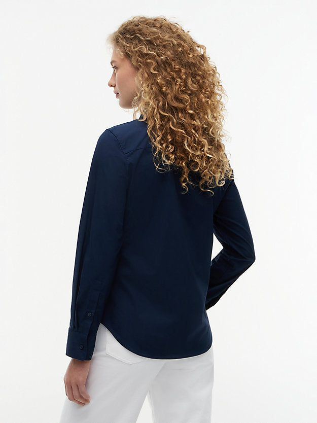 Flag Embroidery Regular Fit Shirt