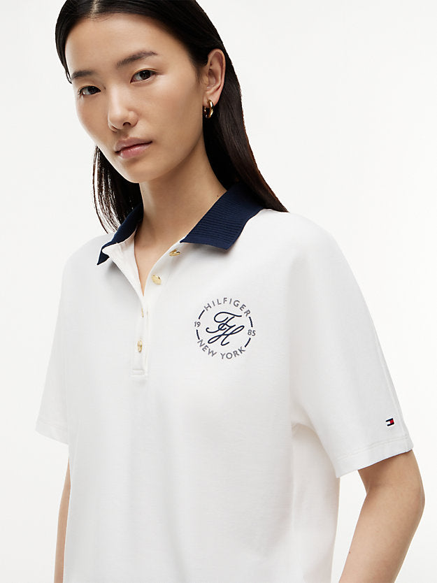Regular Fit Gold-Tone Button Polo Shirt