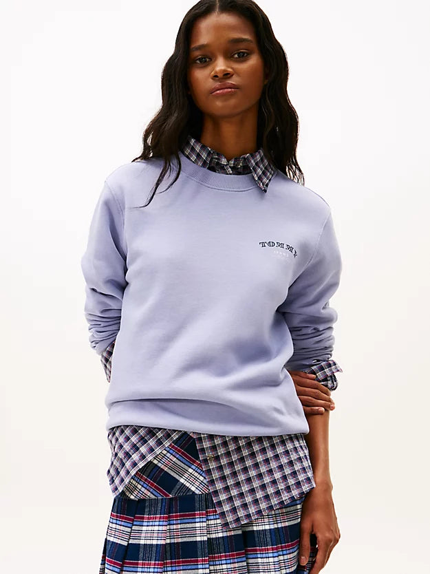 Back Logo Crew Neck Sweatshirt