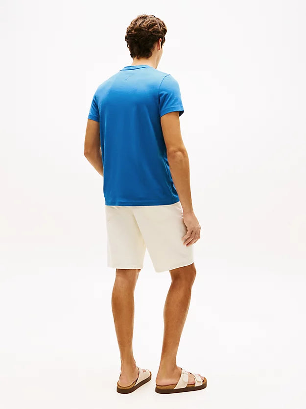 Logo Embroidery Slim Jersey T-Shirt