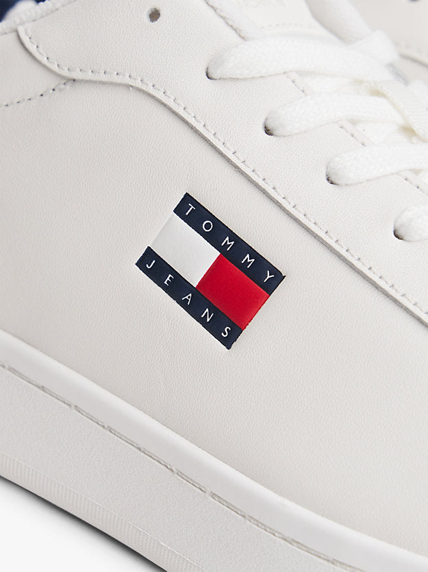 Leather Archive Court Trainers