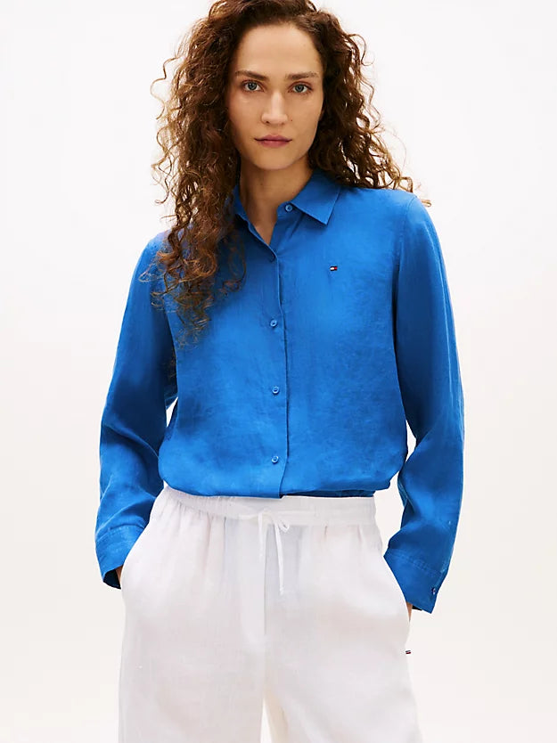 Relaxed Fit Pure Linen Shirt