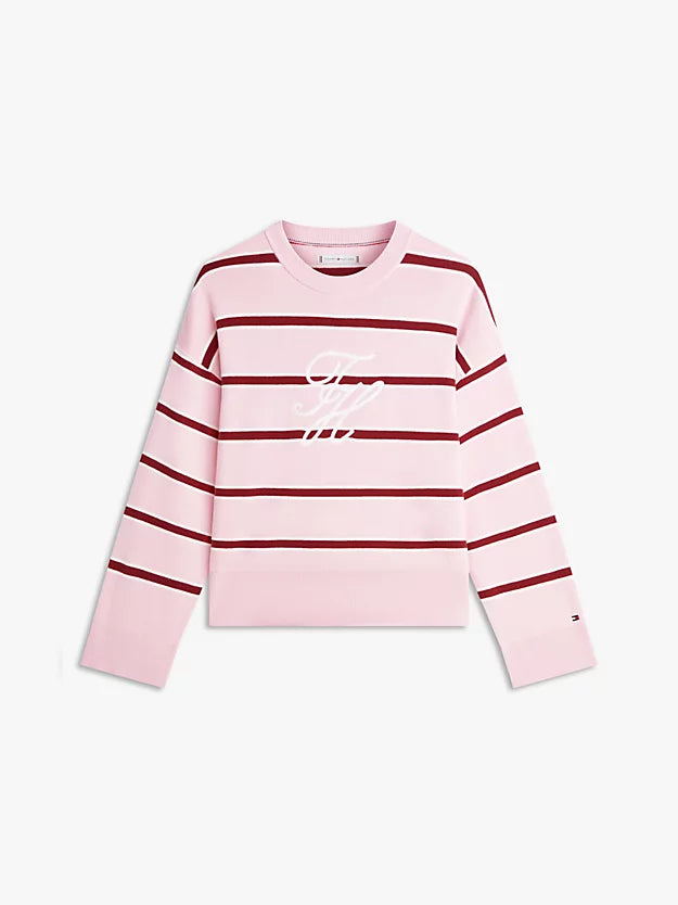 Premium Knit Logo Embroidery Relaxed Jumper