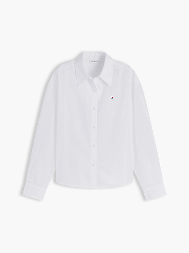 Boxy Fit Poplin Shirt