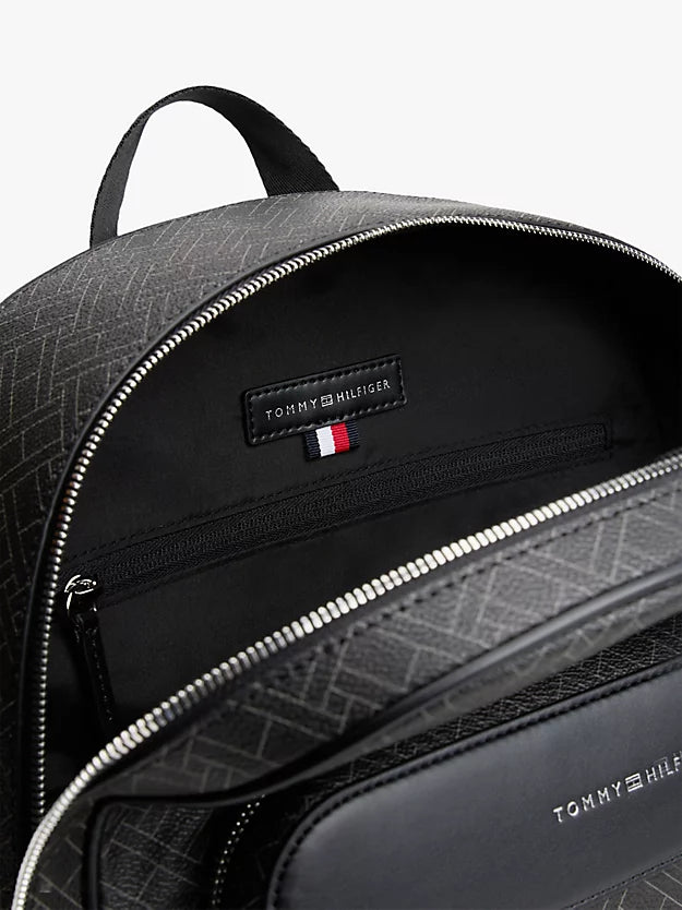 Mixed Texture Dome Backpack