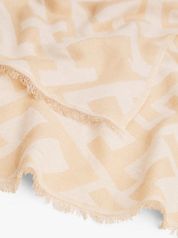 Monogram Jacquard Scarf WiWool