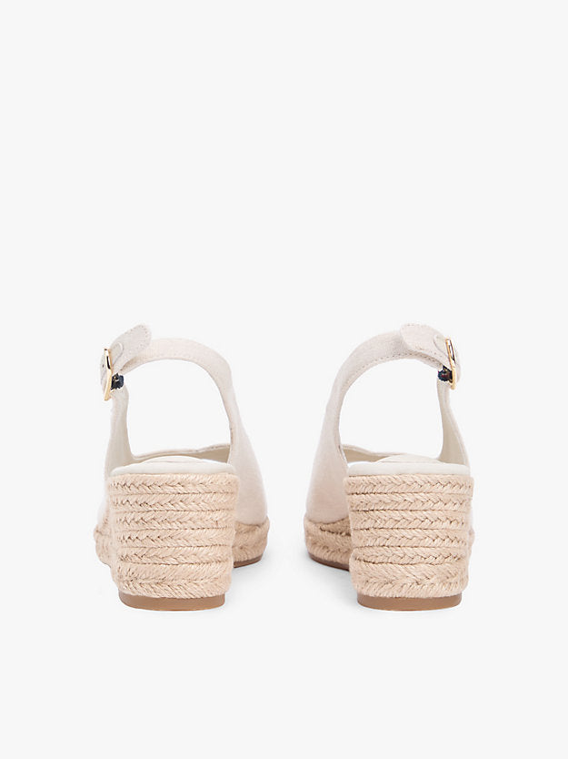 Hemp Slingback Wedge Espadrilles