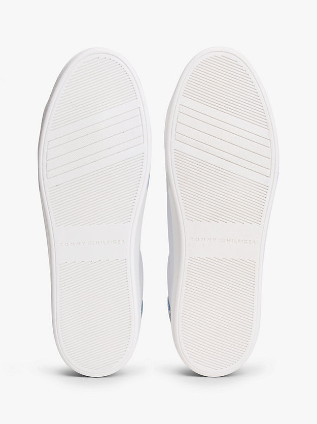Leather Cupsole Platform Trainers
