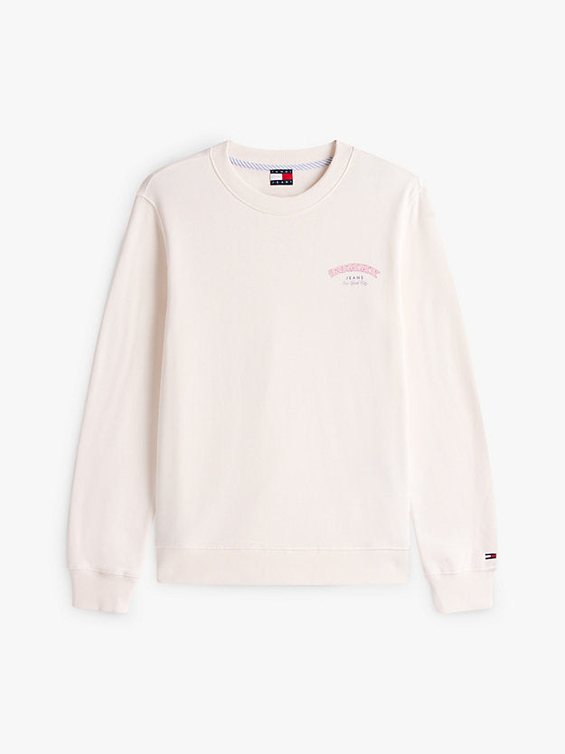 Back Logo Crew Neck Sweatshirt
