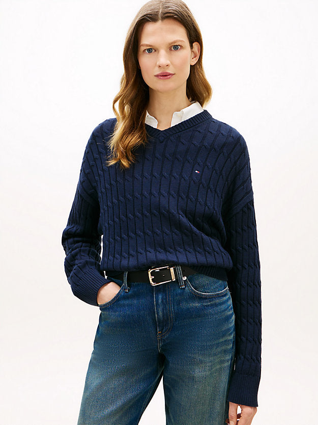Cable Knit Relaxed Jumper