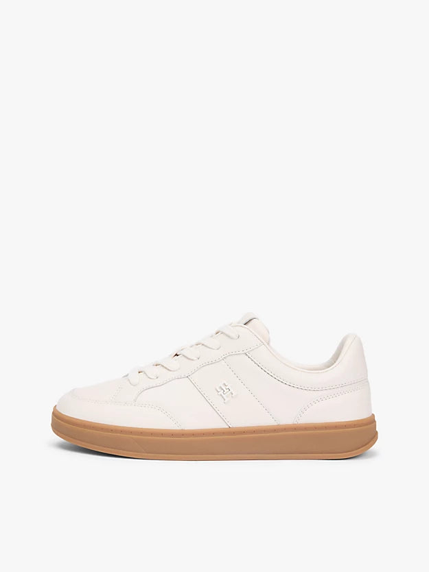 Monogram Leather Court Trainers