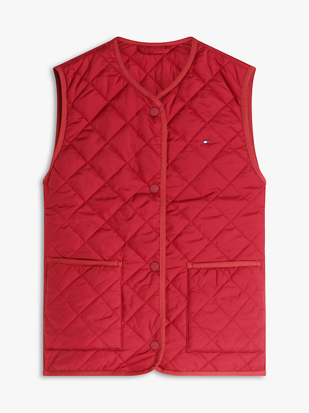 Shiny Lightweight Padded Quilted Gilet