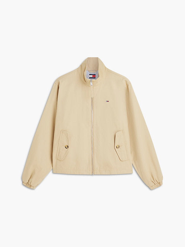Peached Canvas Zip-Thru Jacket