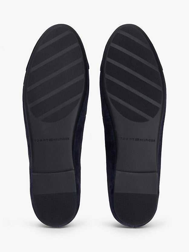 Monogram Suede Ballerinas