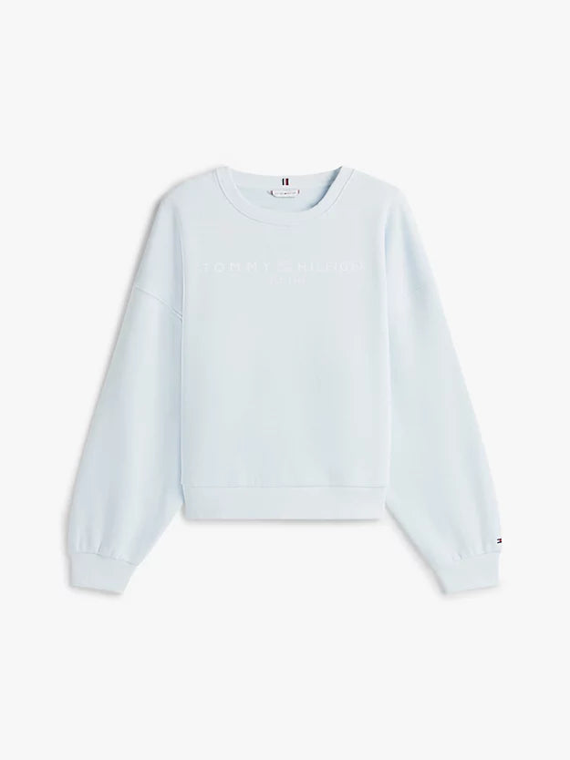 Curve Logo Flex Fleece Relaxed Sweatshirt