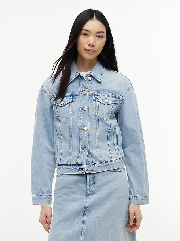 Vintage Relaxed Denim Trucker Jacket
