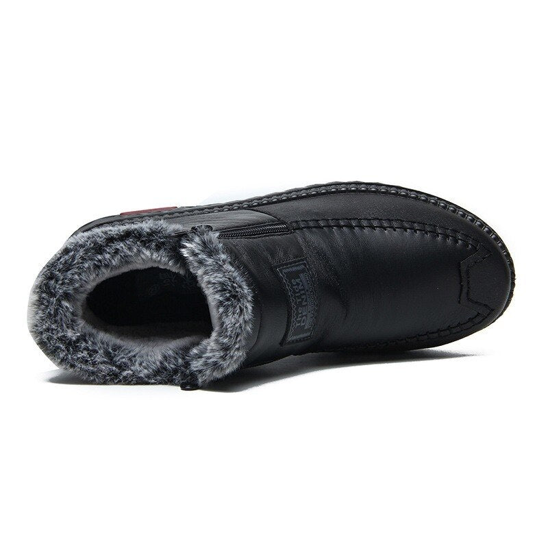 Bottes en cuir de coton imperméables et antidérapantes pour femme 🔥VENTE FLASH !!! -60% DE RÉDUCTION Pour une durée limitée