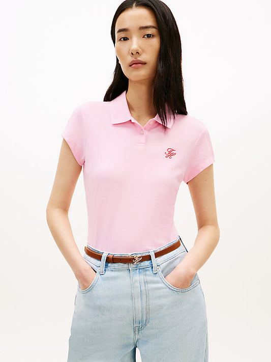 1985 Slim Fit Logo Embroidery Polo Shirt