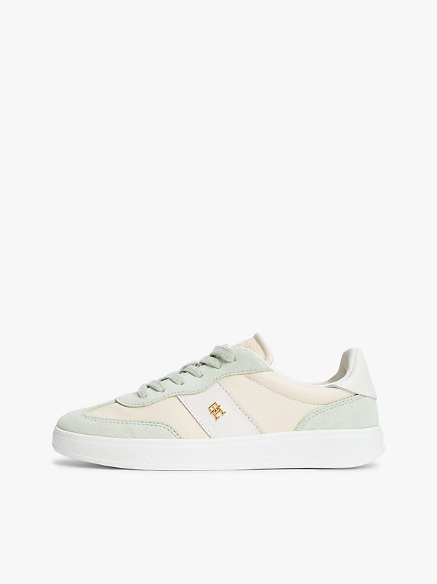 Monogram Mixed Texture Trainers