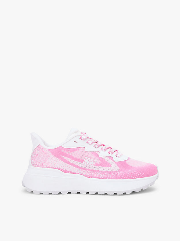 Mesh Jacquard Knit Cleat Trainers