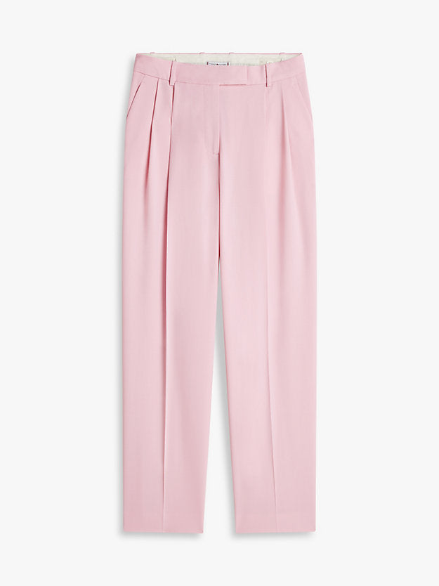 Timeless Pleated Relaxed Straight Leg Trousers
