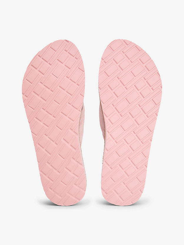 Monogram Plaque Hemp Flip-Flops