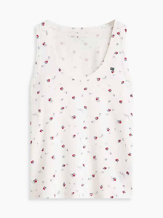 Essential Print Pyjama Tank Top